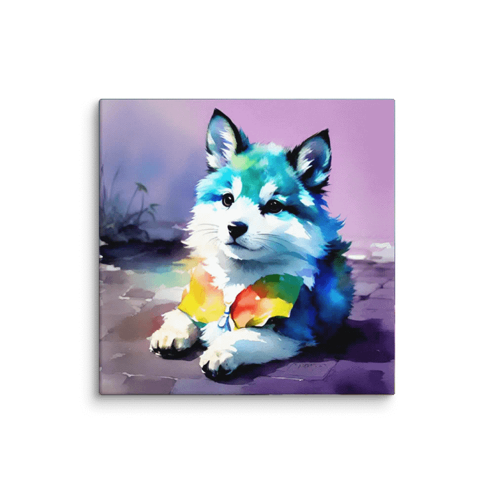 Cute Dog Digital Painting - v2 product image (1)