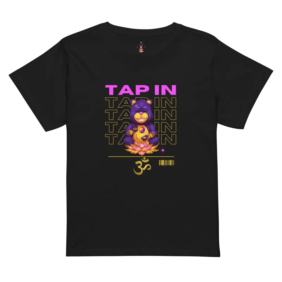 Zen Bear Meditation High-Waisted Tee product image (2)
