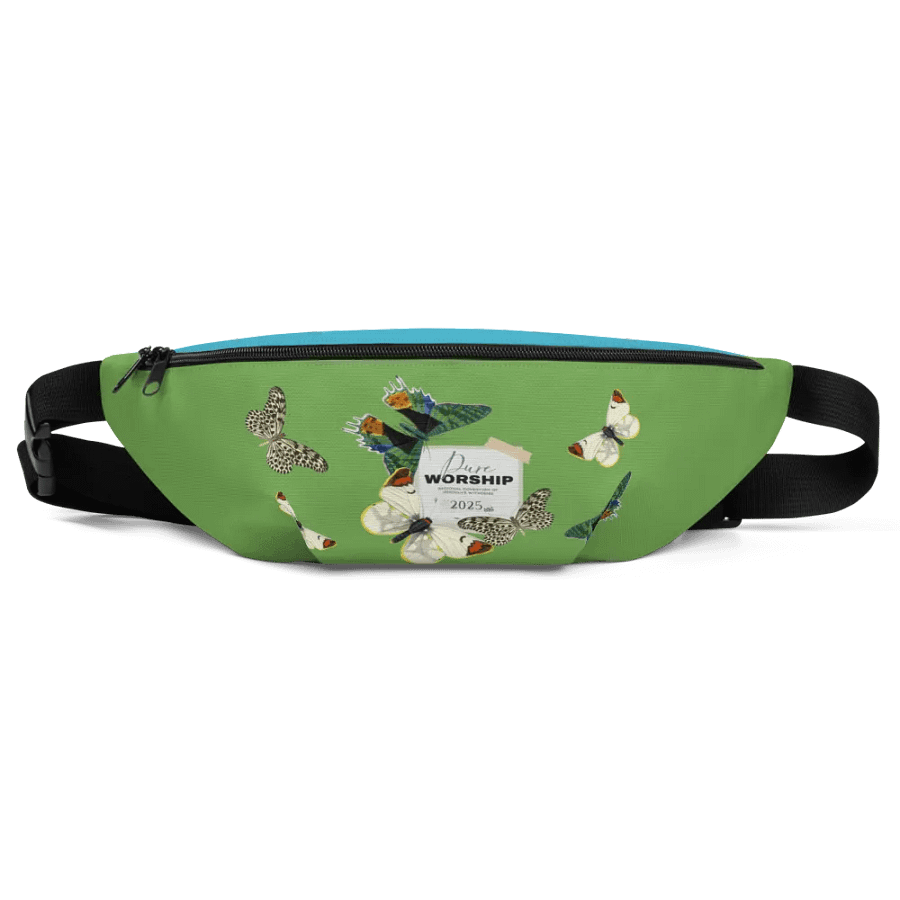 2025 "Pure Worship" Butterfly Collage Fanny Pack product image (1)
