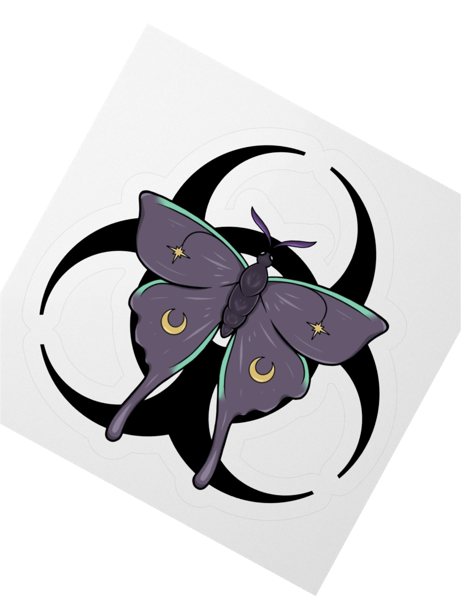 Hazard Moth Sticker product image (2)