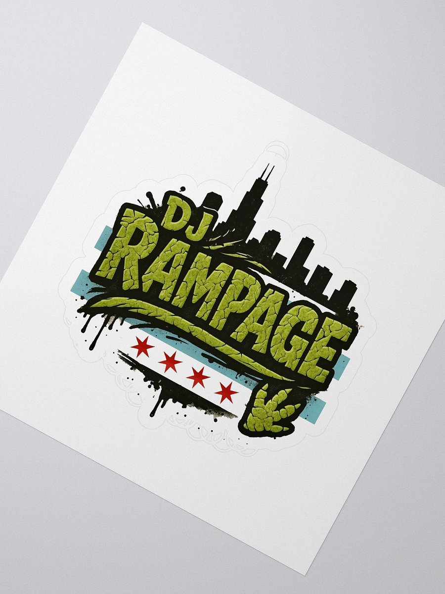 DJ RAMPAGE DINO STICKER product image (2)
