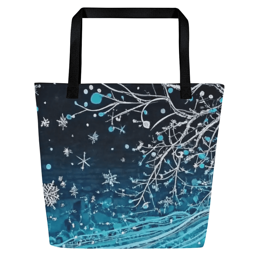 Winter Frost, Large Tote Bag W/Pocket product image (3)