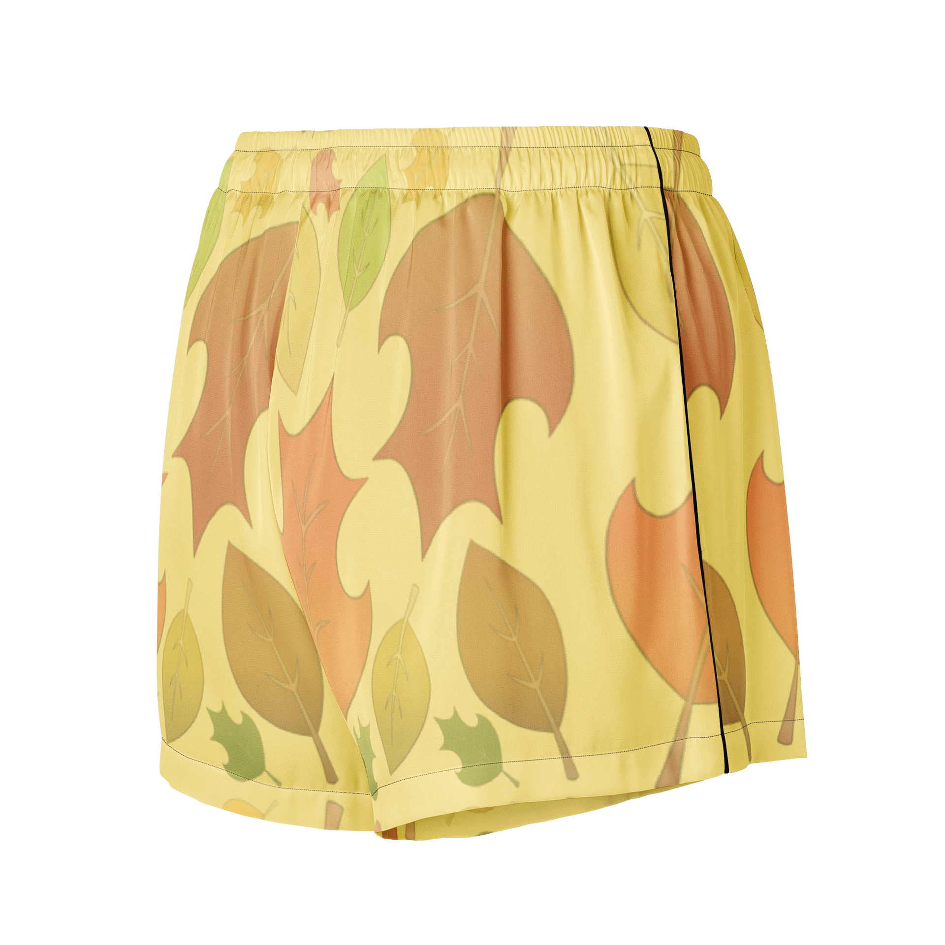 "Falling Leaves" Pattern - Women's Pajama Shorts product image (2)