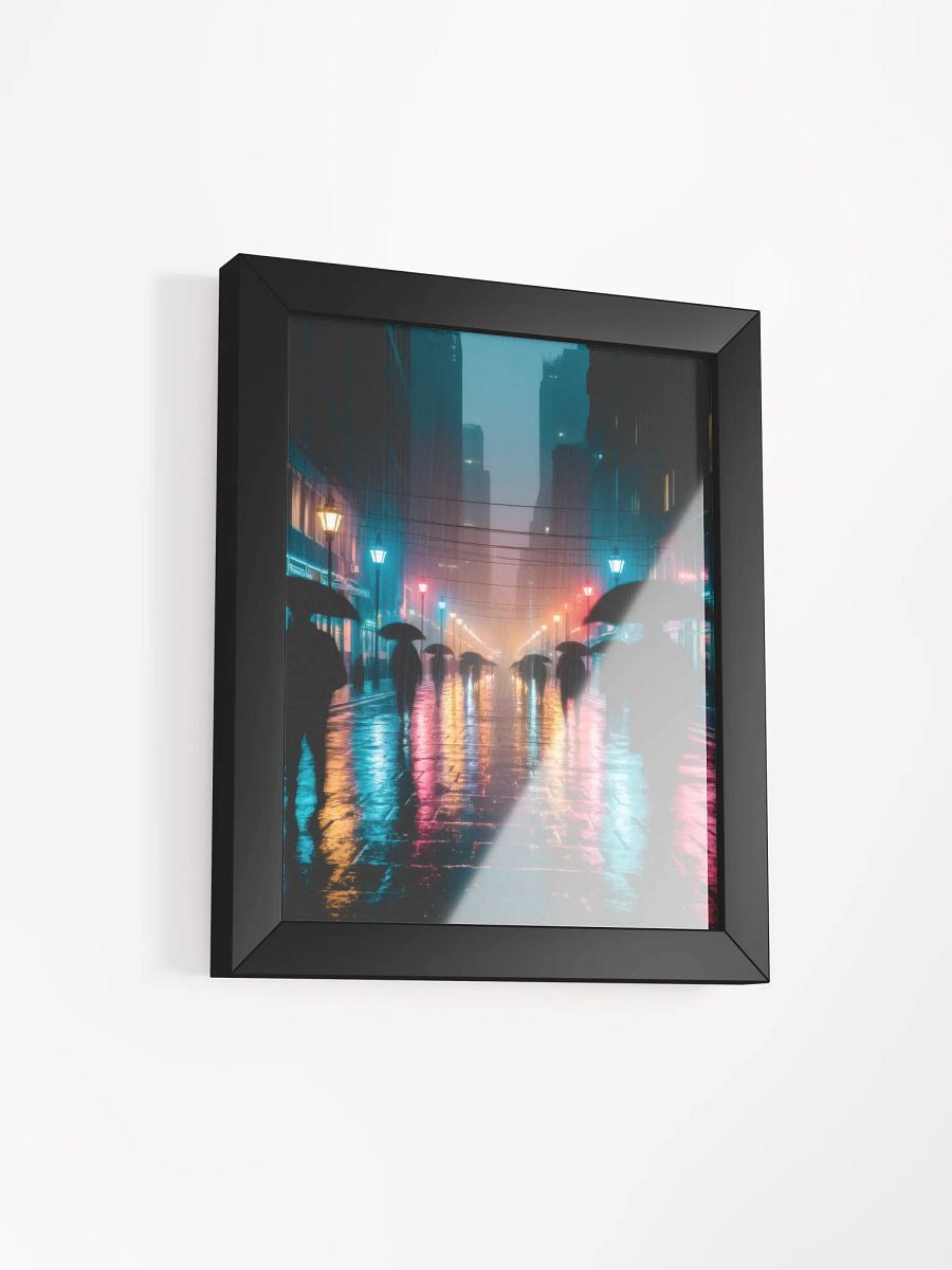 Rainy Night Cityscape Poster product image (3)