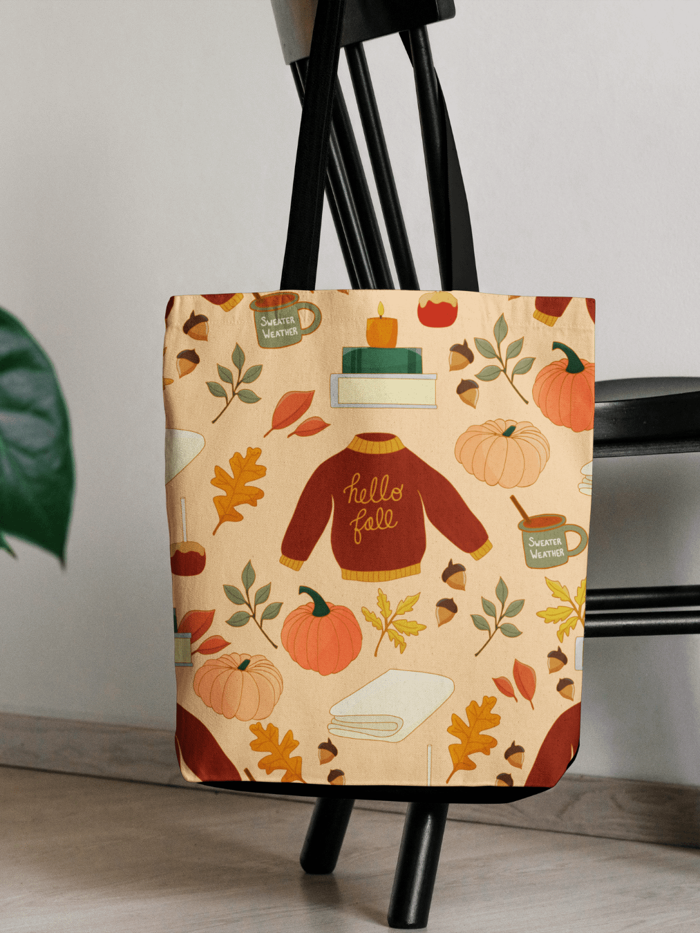 Cozy Fall Pattern Tote product image (1)
