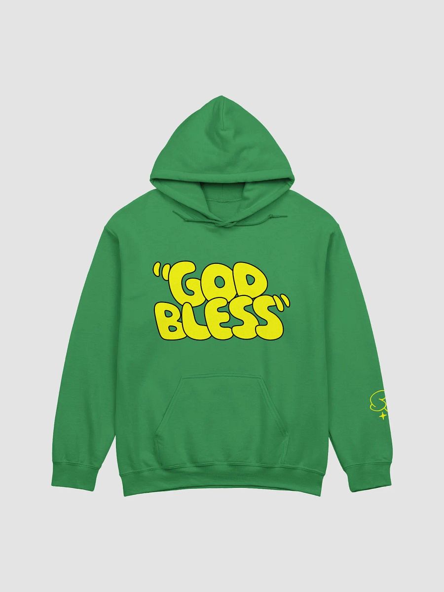 God Bless Hoodie - Green/Yellow product image (1)