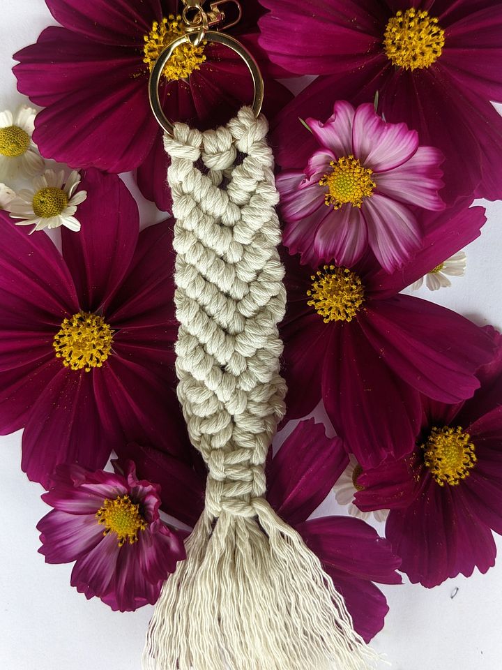 Mermaid Macrame Bag Tag product image (1)