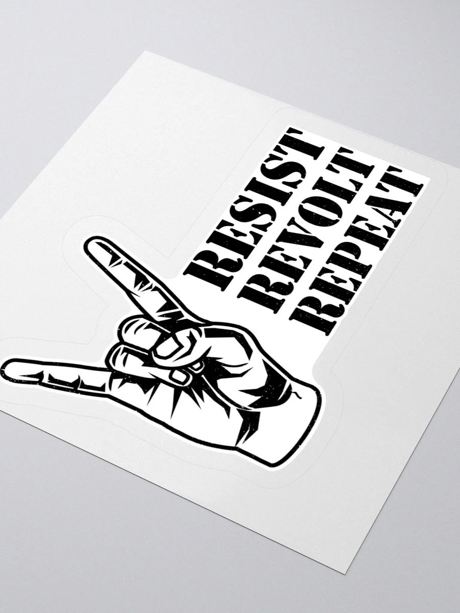 Rock On! Resist Revolt Repeat Sticker product image (8)