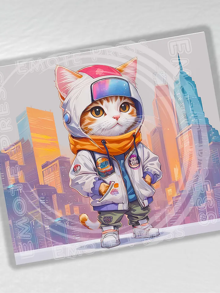 Cute City Kitty 20 oz Stainless Steel Tumbler - V4 product image (2)