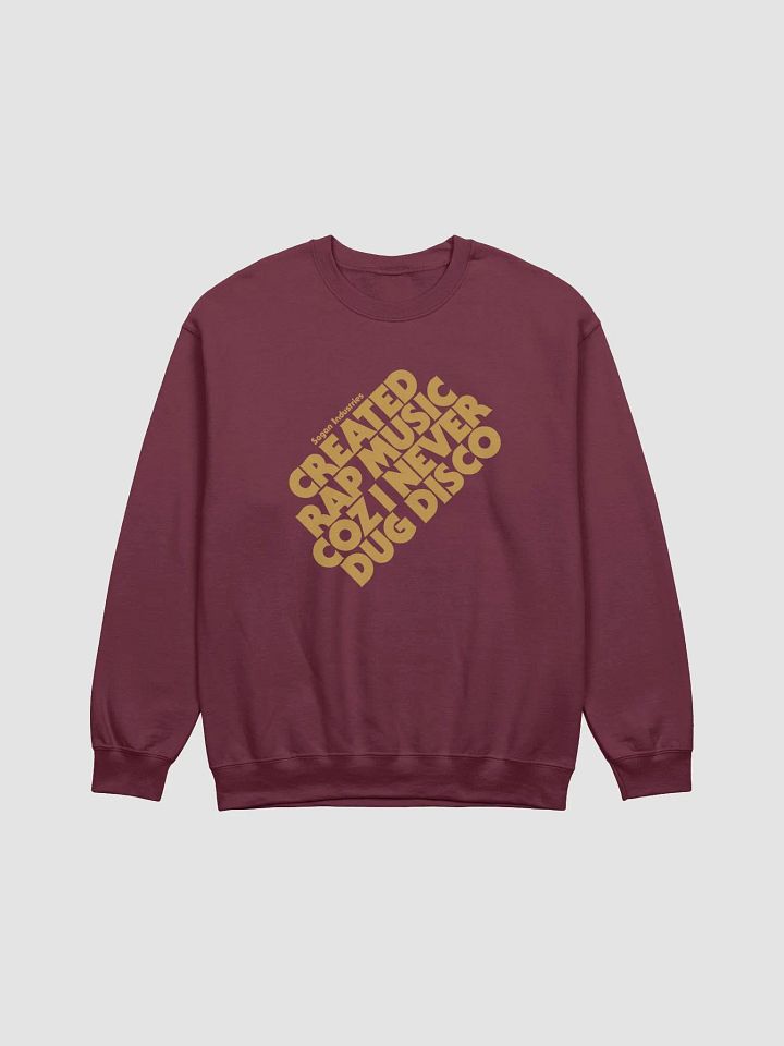 Created Rap Music Sweat (Gold Print) product image (1)