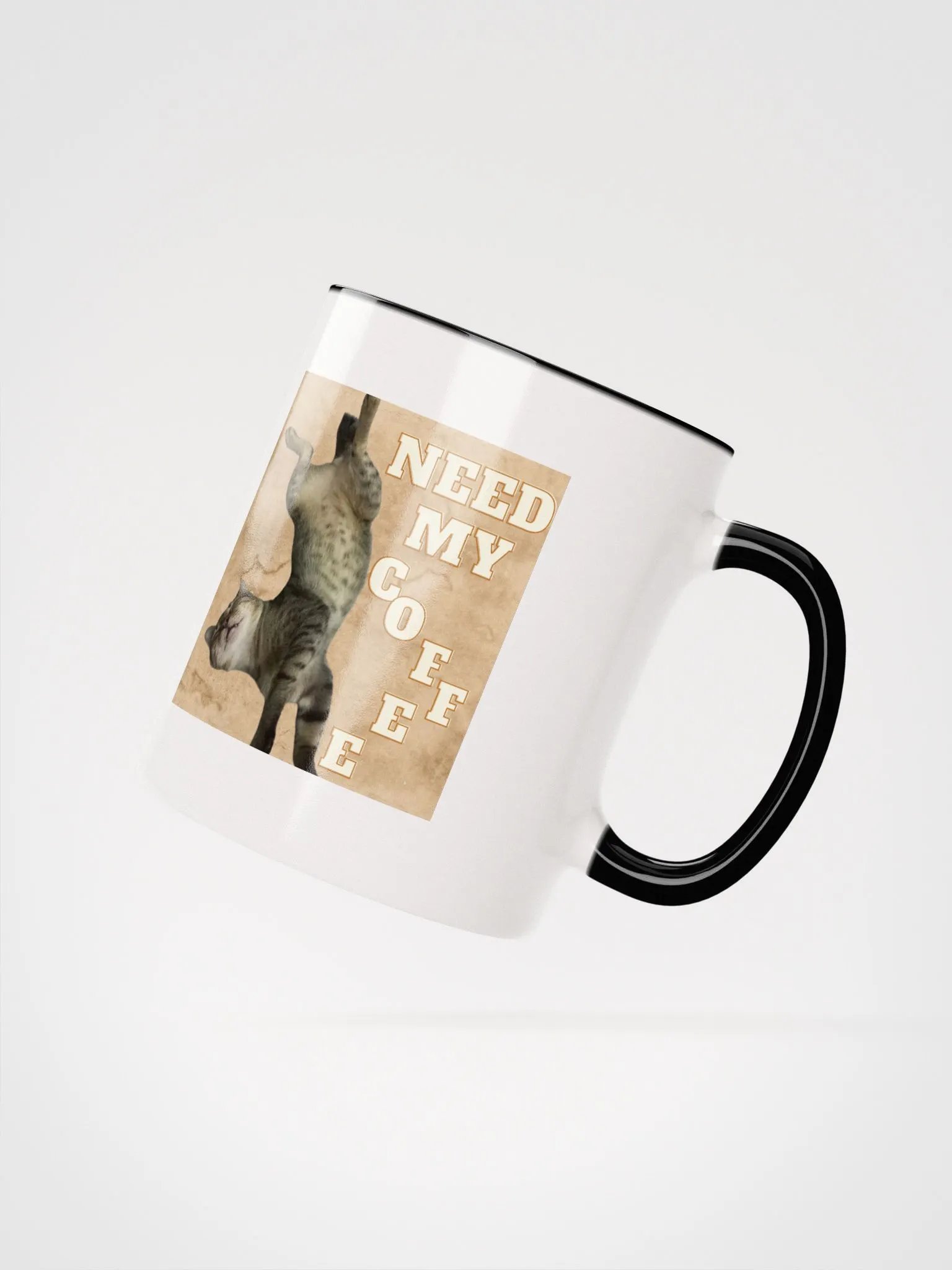 Need My Coffee glossy mug with color product image (2)