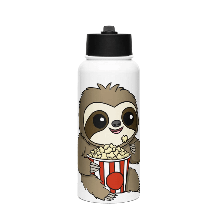Stainless Steel Water bottle With Straw - Popcorn product image (1)