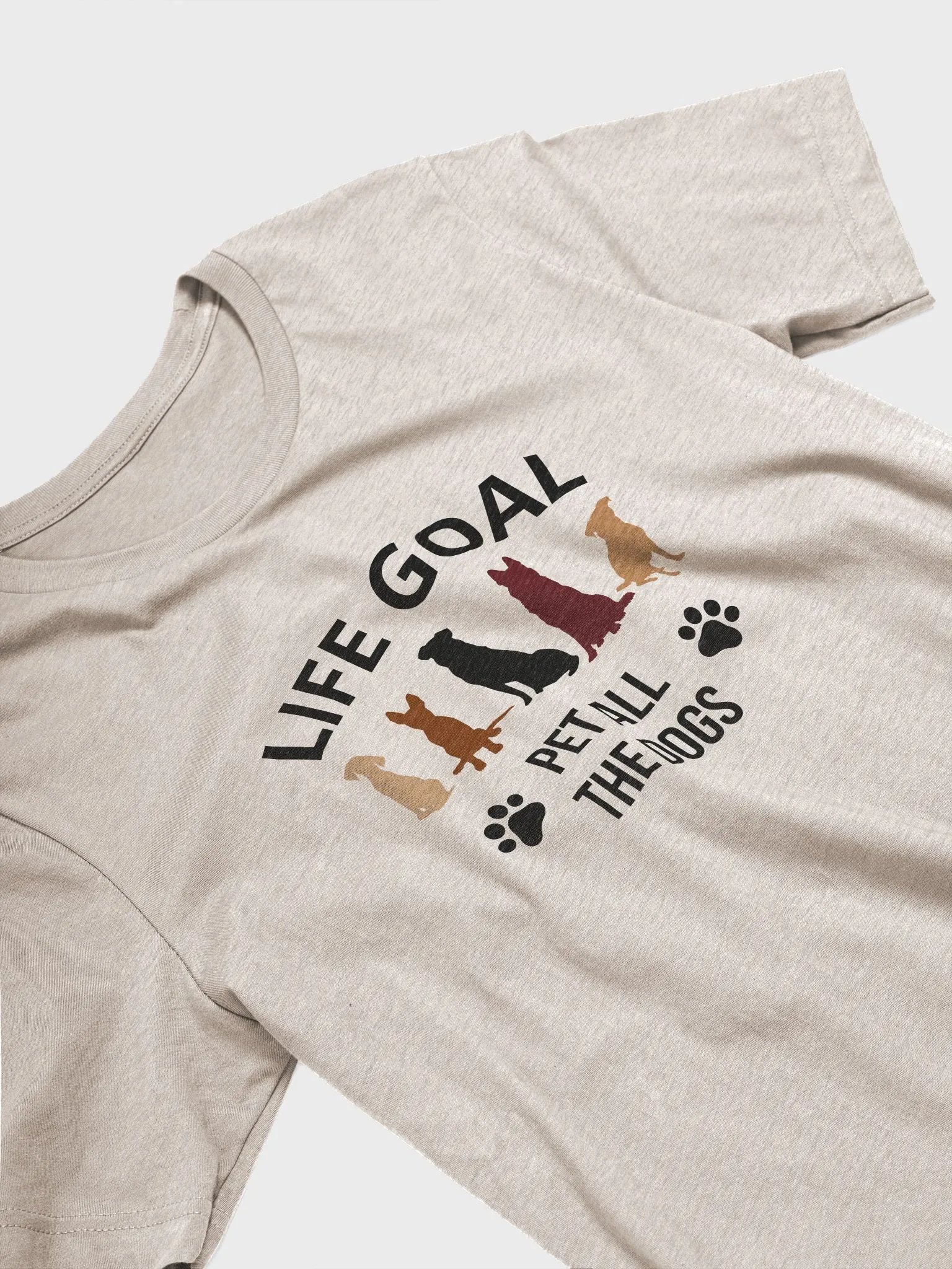 "Life Goal" t-shirt product image (5)