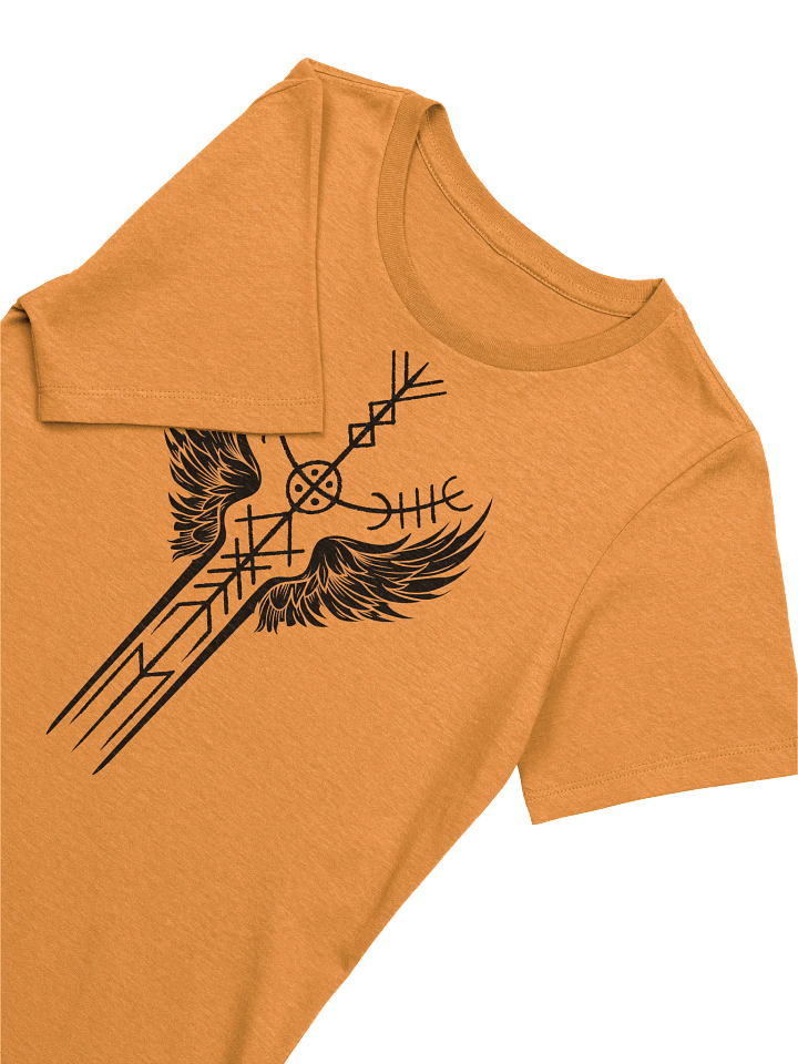 The Valkyrie Stave Women's Supersoft Relaxed-fit T-Shirt (black print) product image (1)