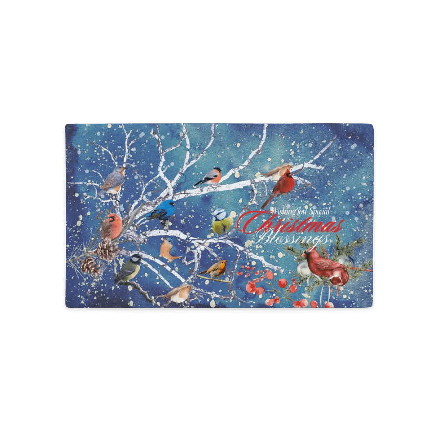 Festive Christmas Blessings Pillow Case for homemakers product image (5)