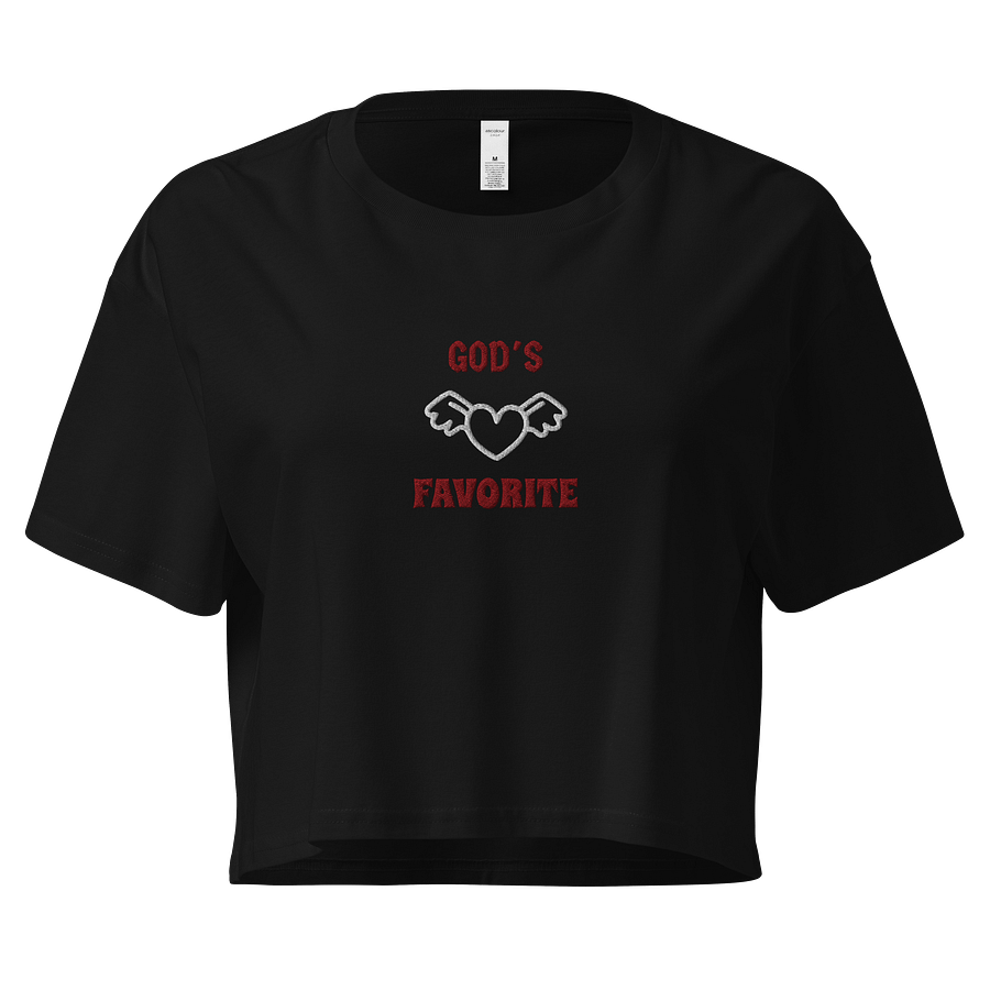 God's Favorite (EMBROIDERED) Women's Crop Top product image (1)