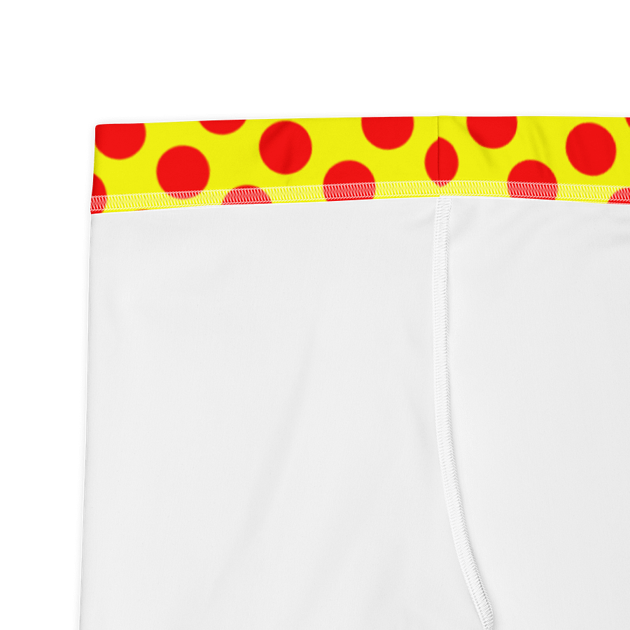 Red Polka Dots on Yellow Leggings product image (5)