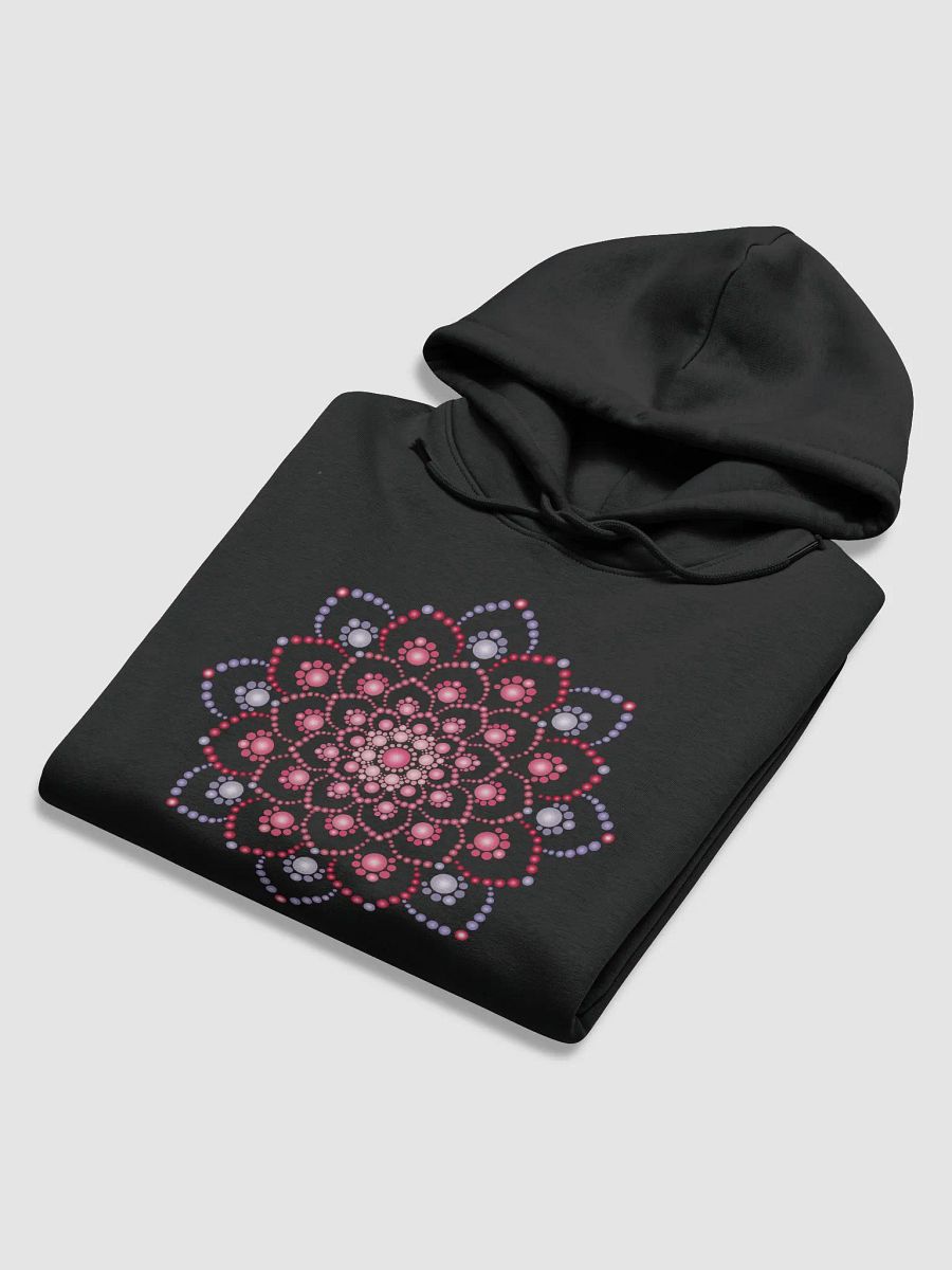 Purple and Pink Dot Mandala Unisex Eco Hoodie product image (6)