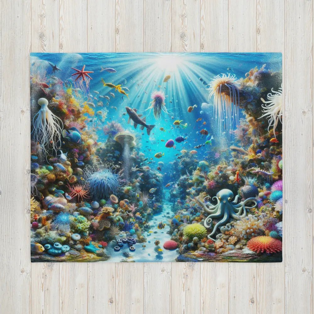 Under The Sea Throw Blanket product image (4)
