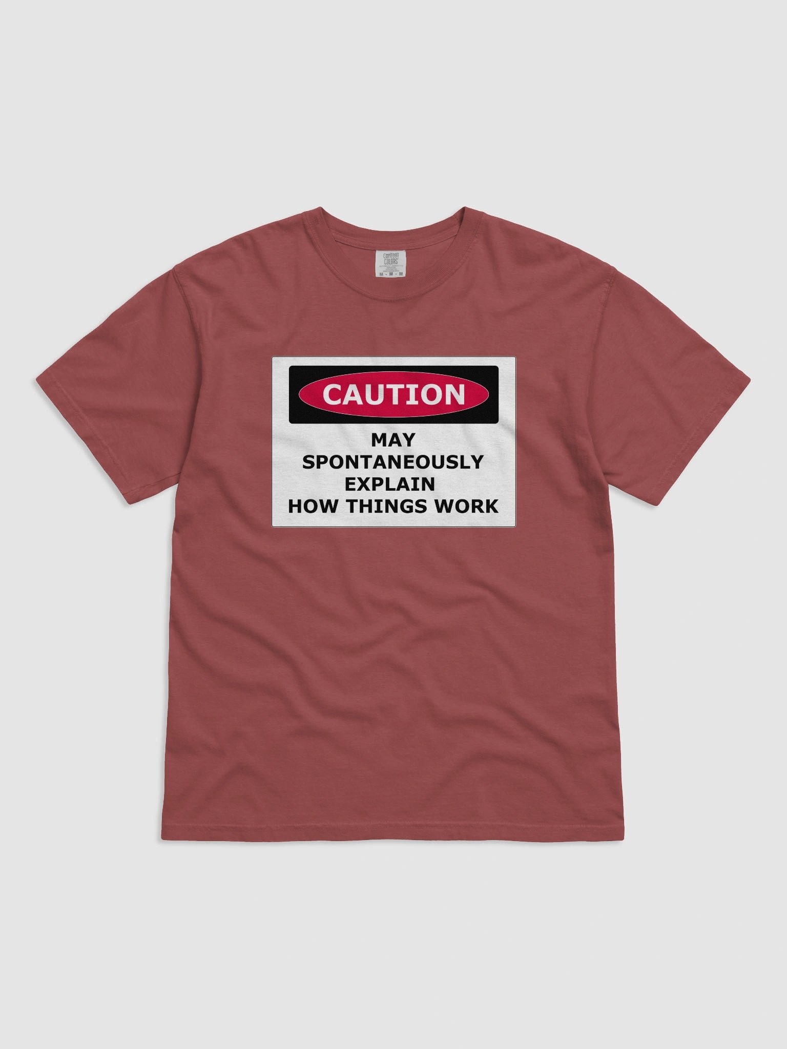 CAUTION spontaneous T-shirt product image (1)