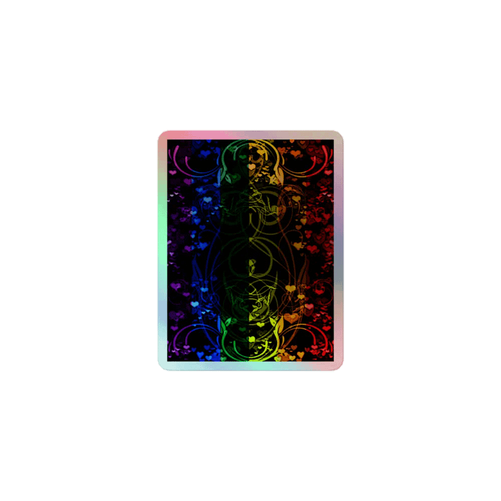Pride Flag Sticker (Flourish Variation) product image (1)