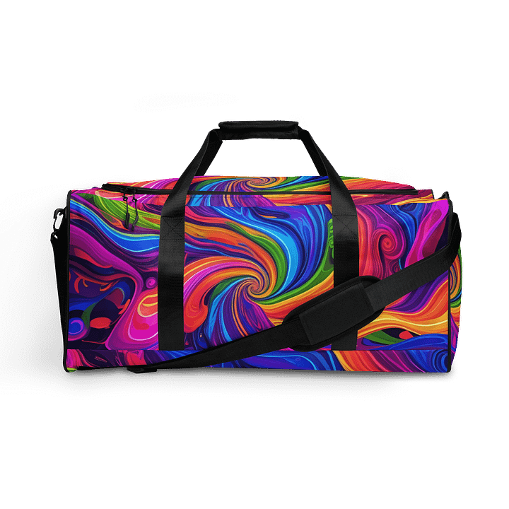 Vibrant Swirl All-Over Duffle Bag product image (1)