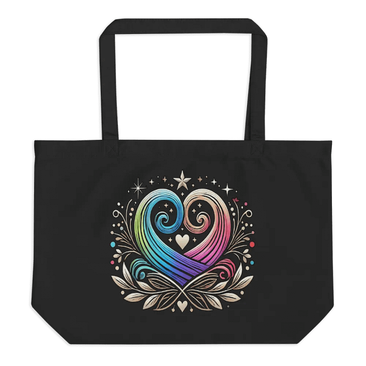 Swirling Heart Eco-Friendly Tote Bag product image (1)