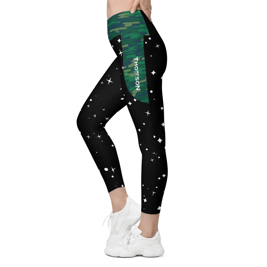 Starry Night Crossover Leggings with Pockets M.P. Thompson product image (4)