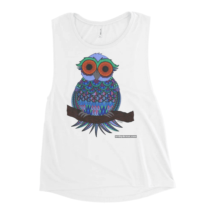 Oddball Owl Tank Top product image (2)