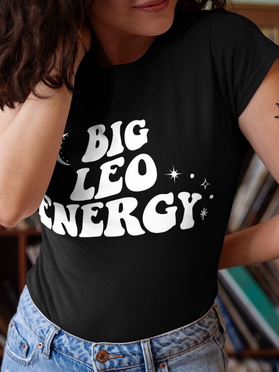 Big Leo Energy T-Shirt (White logo) product image (3)
