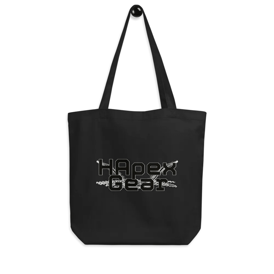 Eco-Friendly Tote Bag - Black HApex Gear Black Logo product image (8)