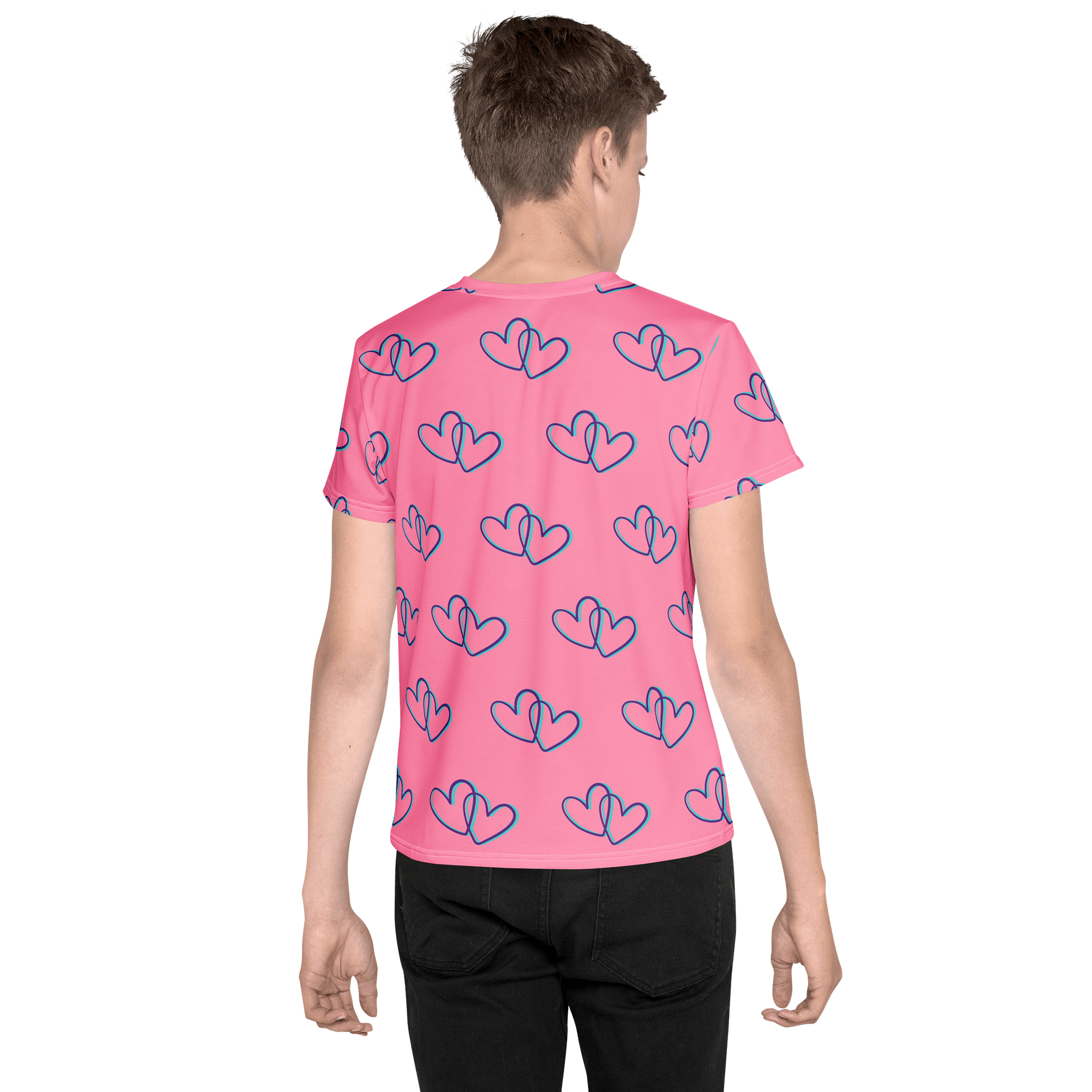 Pink Heart Youth Tee product image (2)