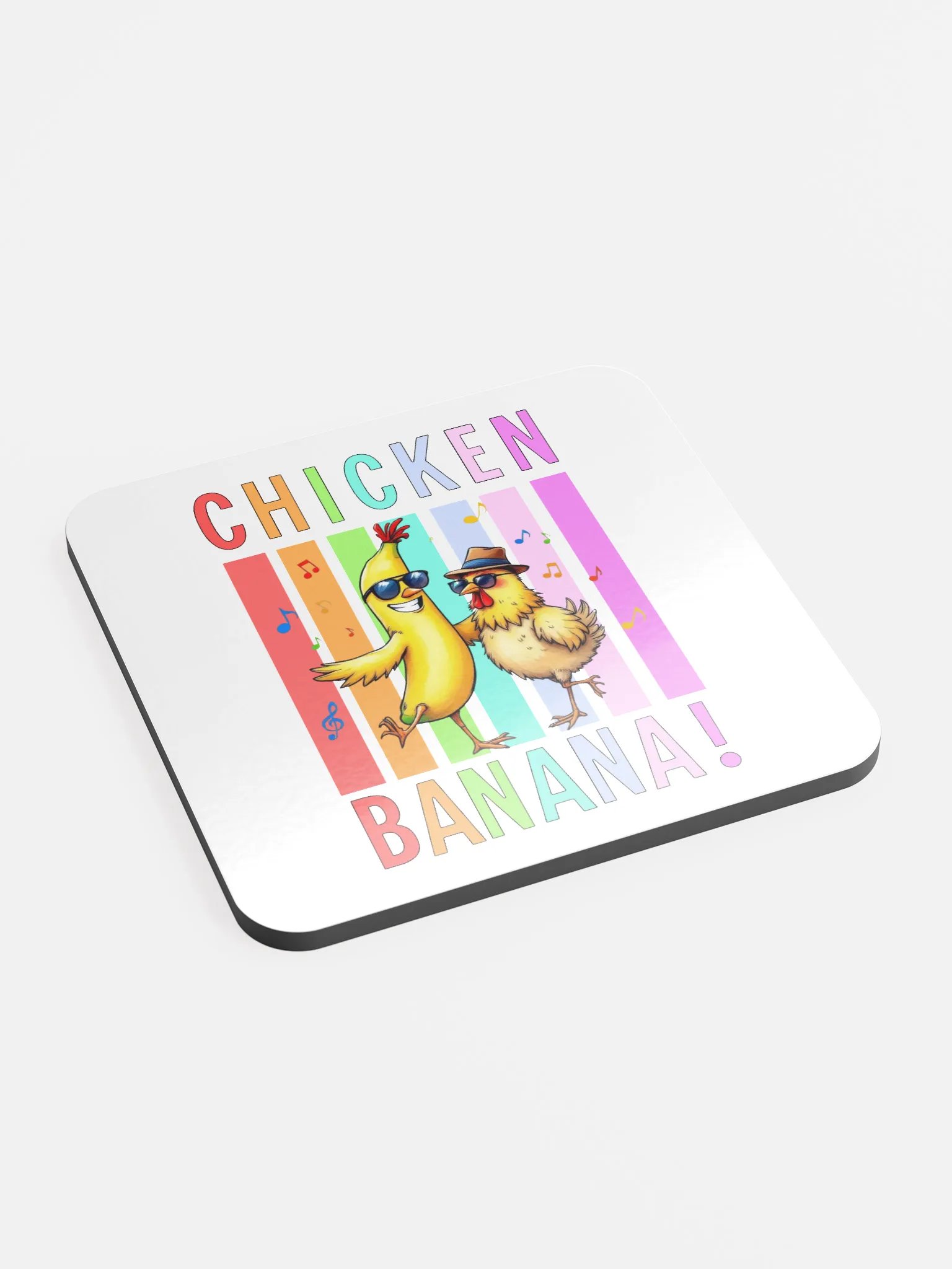 Chicken Banana Funky Coaster Set product image (3)