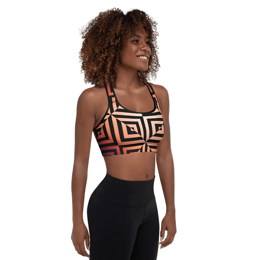 Golden Hour Illusion Padded Sports Bra product image (6)