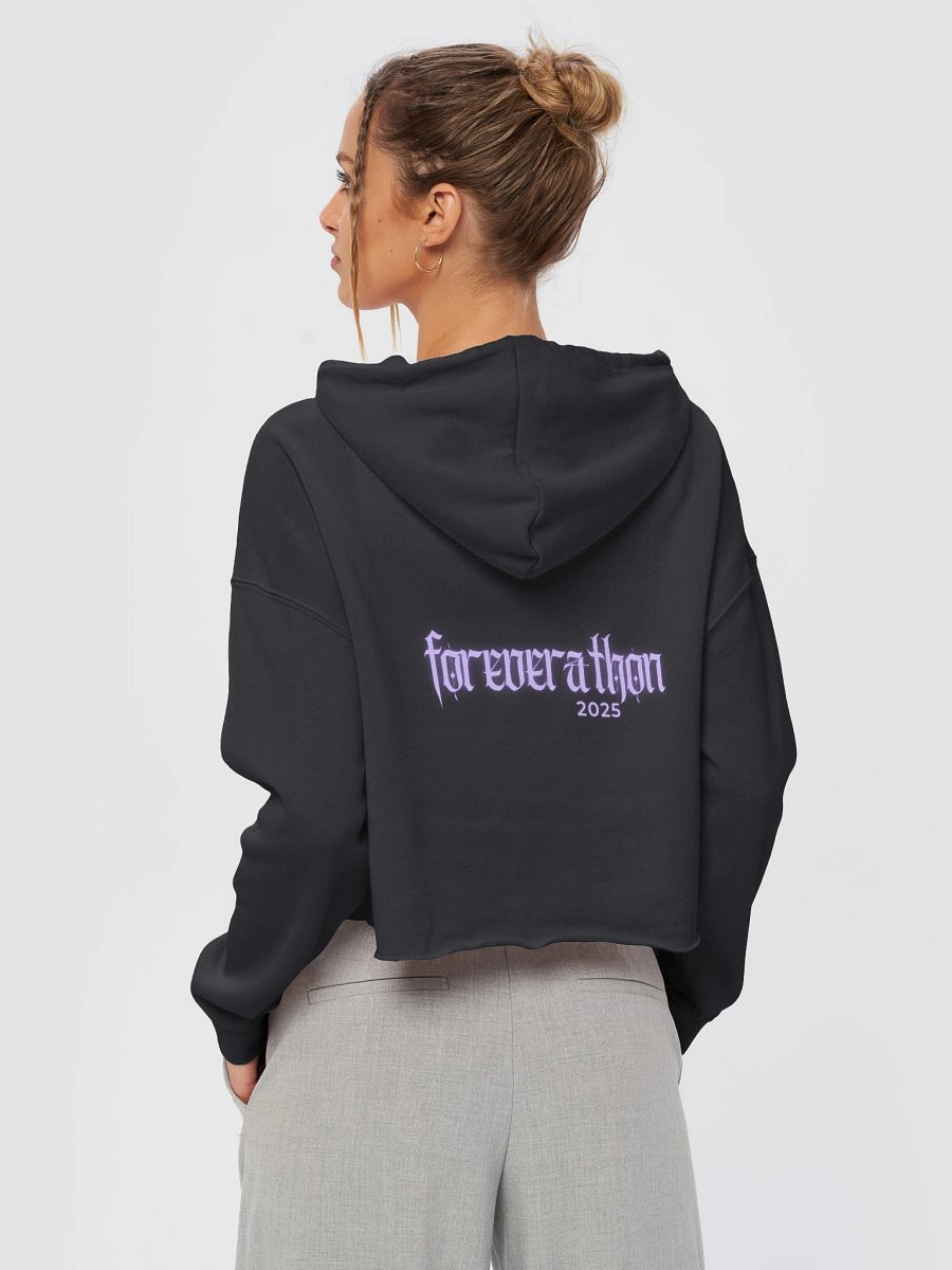 Foreverathon Cropped Hoodie - Purple product image (10)