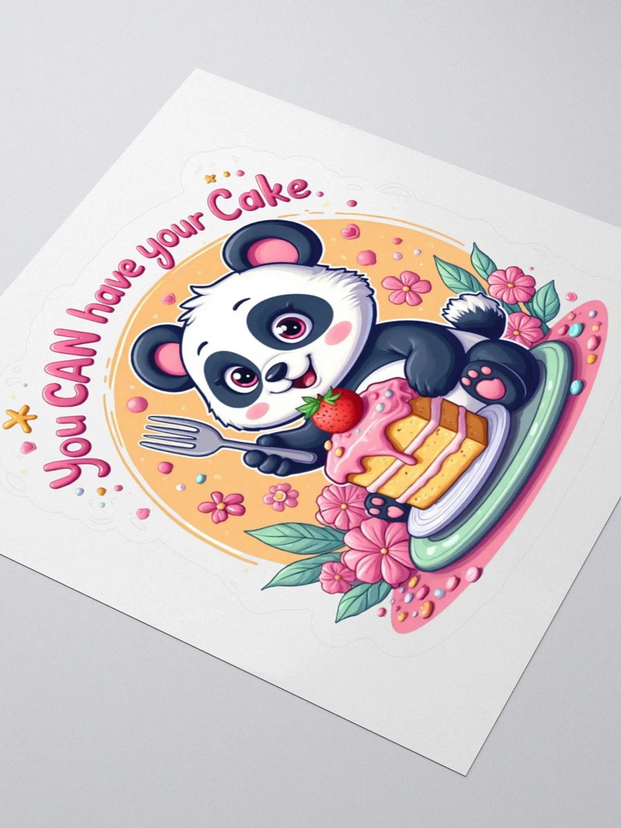 Panda Cake Delight Sticker Set product image (10)