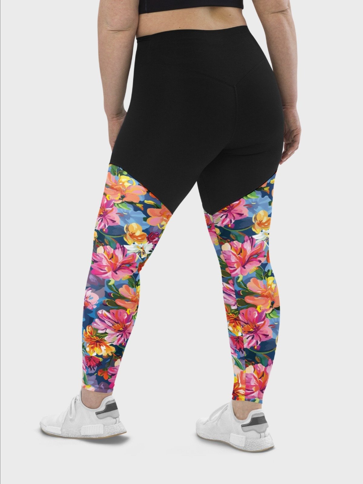 High-Intensity Workout Leggings "Bold Abstract Florals" product image (7)