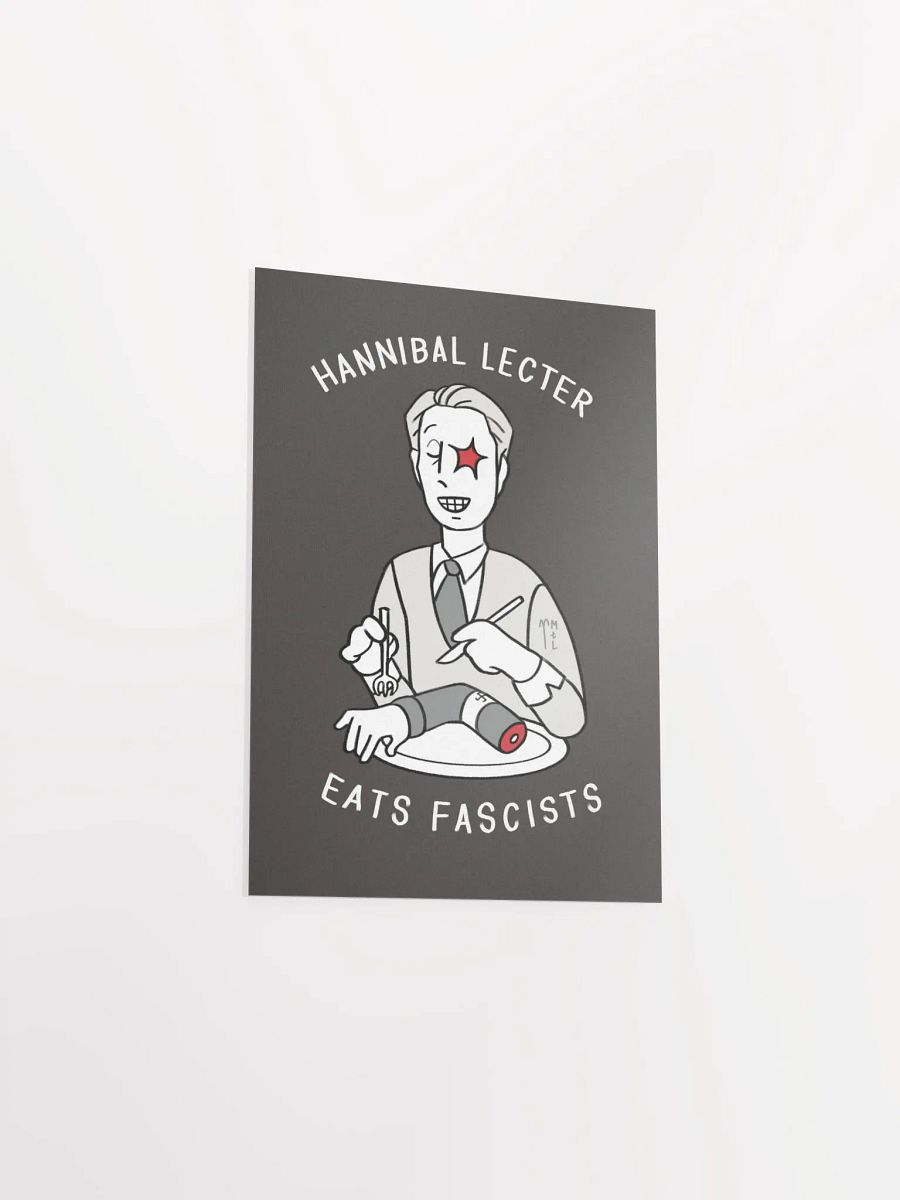Hannibal Lecter Eats Fascists ☆ Art Print product image (3)