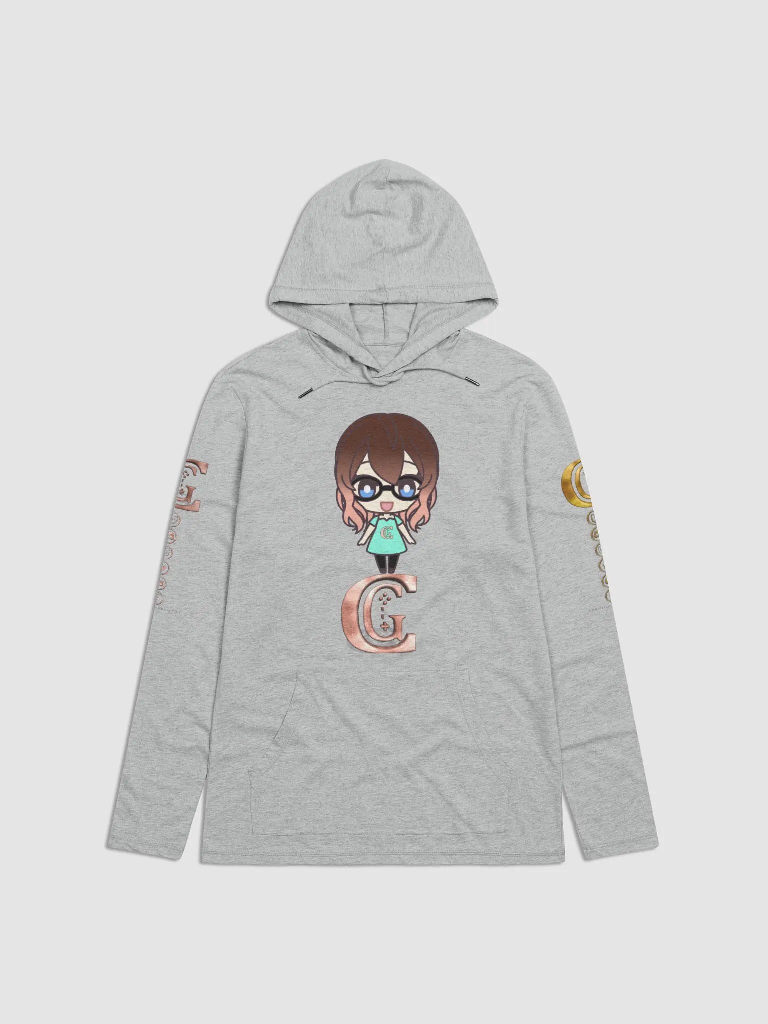 Rose Gold and Yellow Gold Avatar Lightweight Hoodie product image (1)