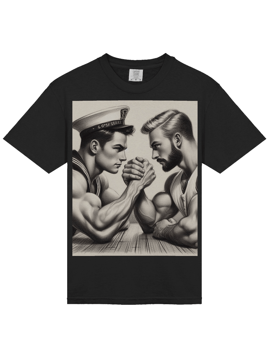 Up Close and Personal: Sailors – Tom of Finland Tribute Gay Pride Graphic Design T-Shirt product image (3)