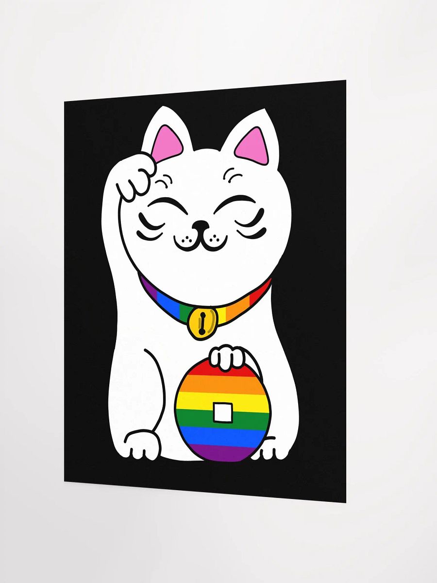 Maneki neko pride poster product image (2)