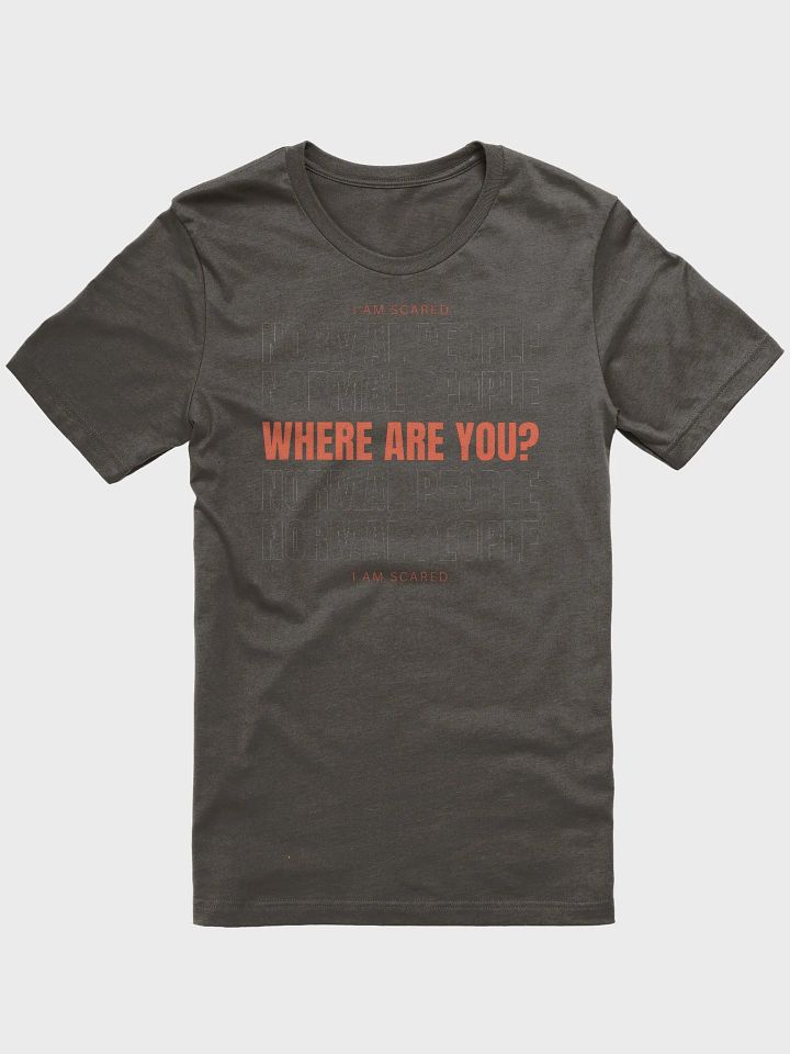 Lost and Scared Distorted T-Shirt product image (2)
