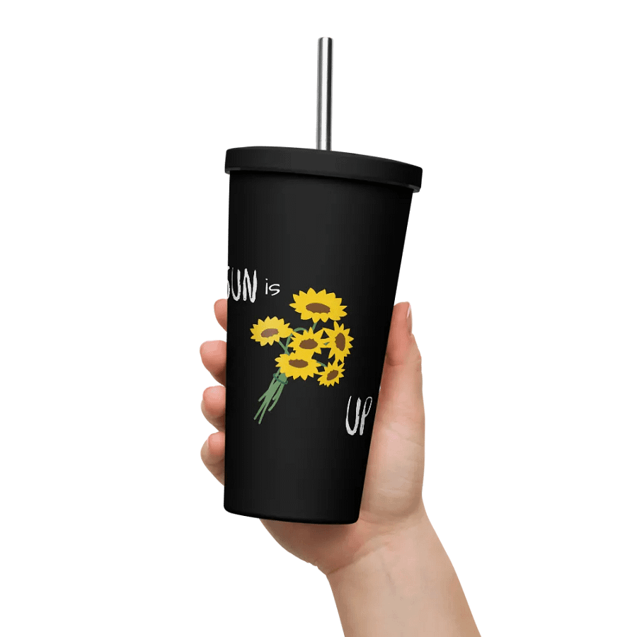Insulated Tumbler with a Straw (sunny) product image (11)