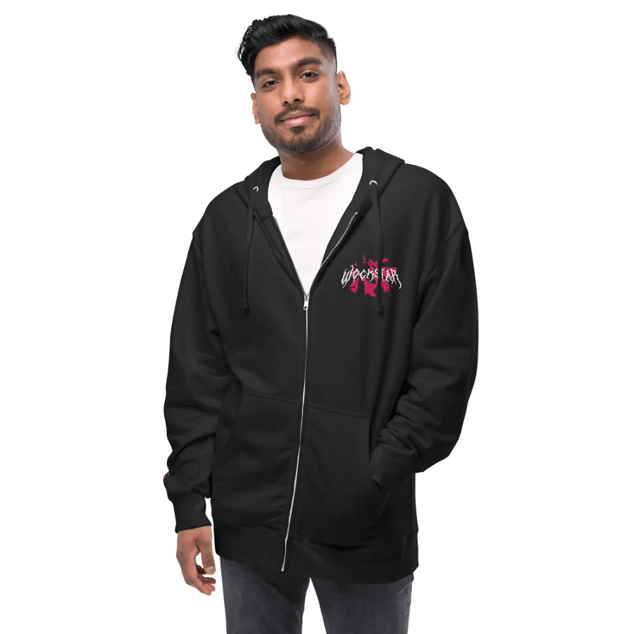 Metal Collection (OG) - Fleece Embroidered Zip-Up Hoodie product image (5)