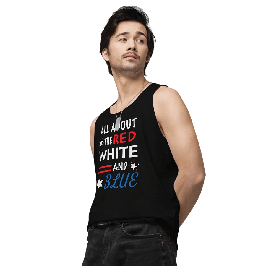 Patriotic Vibes-Cotton Heritage Men's Premium Tank Top product image (5)