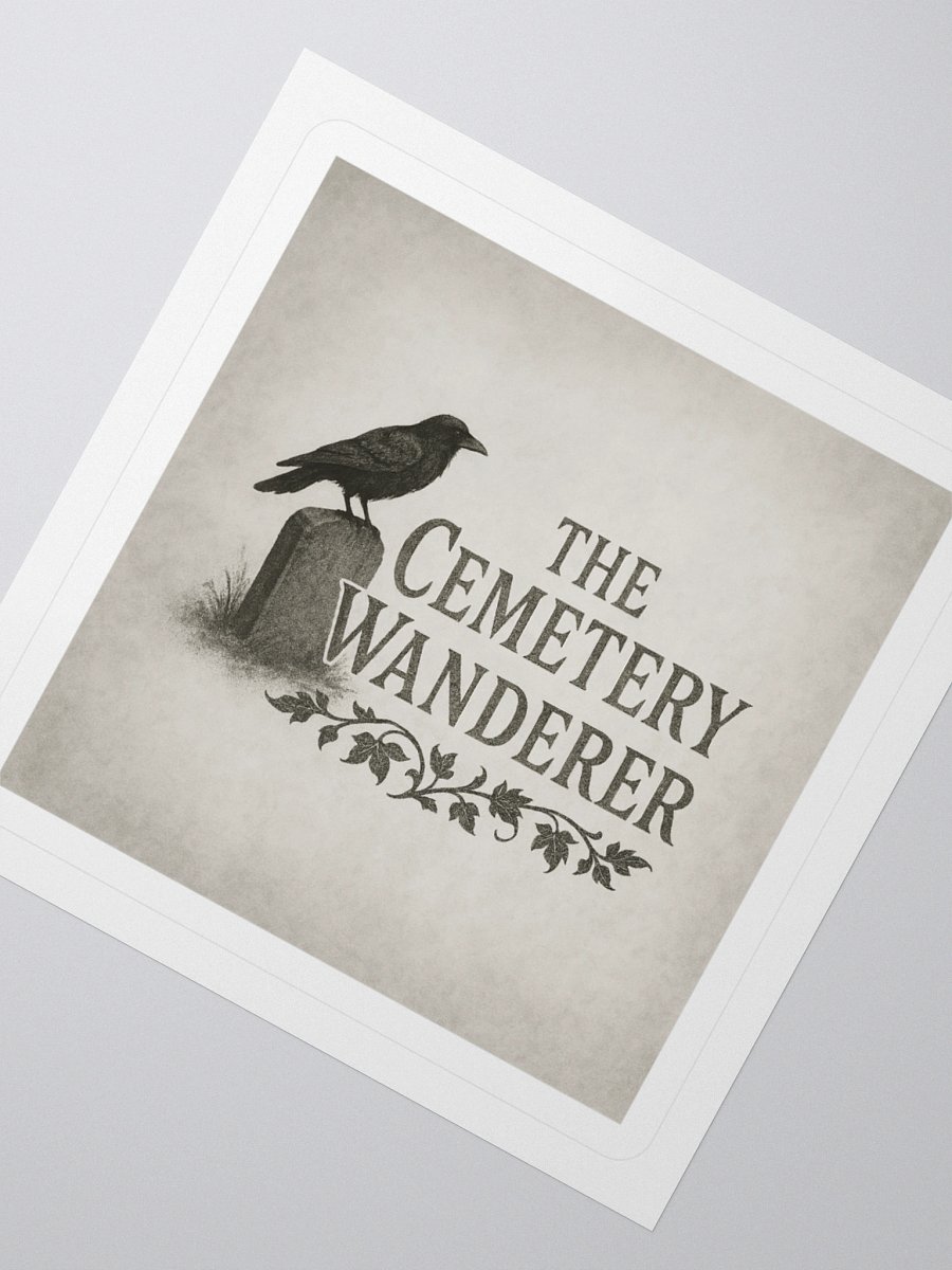 The Cemetery Wanderer Logo Sticker product image (6)