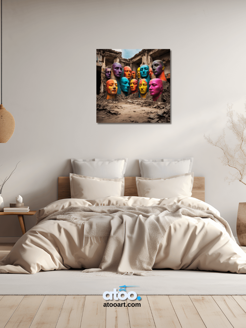 Elegy to Humanity - 3 | Canvas Art Painting product image (4)