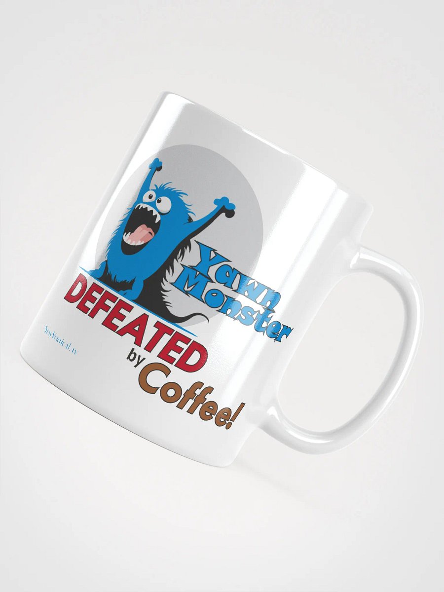Blue Yawn Monster Coffee Cup product image (4)