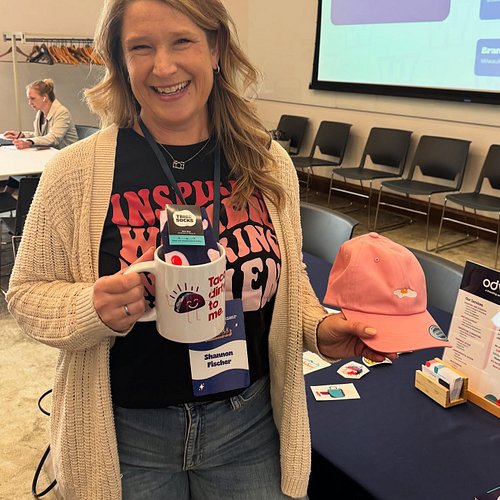 Congratulations to Shannon for winning our basket of merch at women’s entrepreneurship week this week!