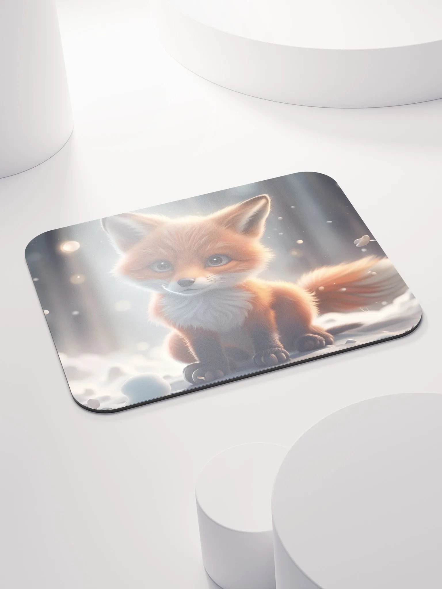 Fox Snow Mouse Pad product image (4)